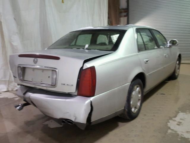 1G6KD54Y0YU170196 - 2000 CADILLAC DEVILLE GRAY photo 4