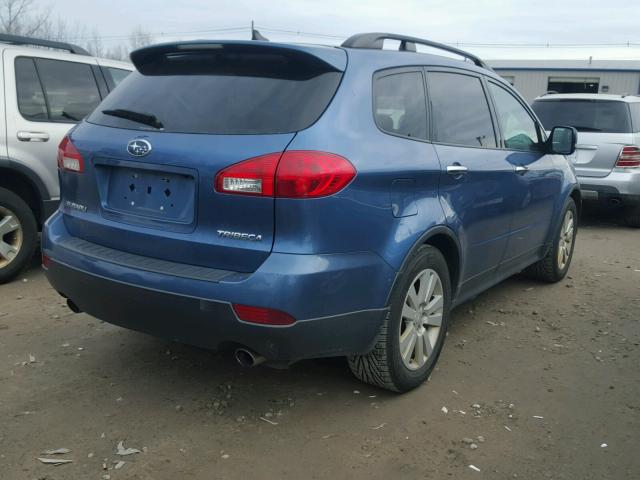 4S4WX93D284408671 - 2008 SUBARU TRIBECA LI BLUE photo 4