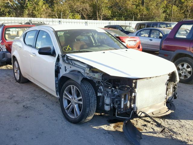 1B3BD1FG4BN507918 - 2011 DODGE AVENGER MA WHITE photo 1