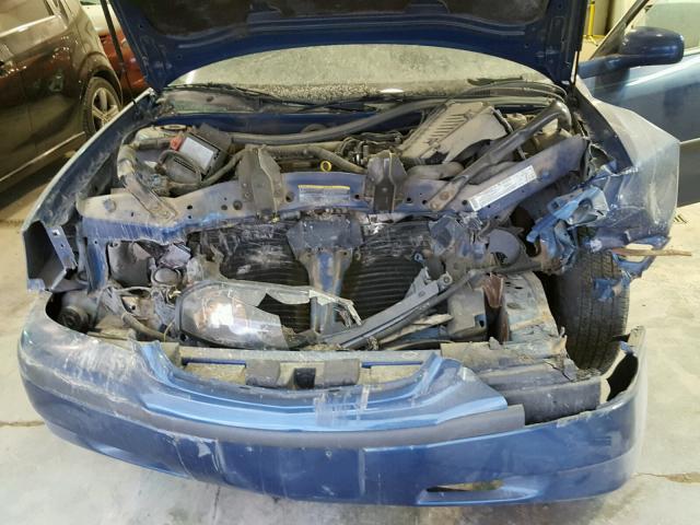 2G1WF55E749309480 - 2004 CHEVROLET IMPALA BLUE photo 7