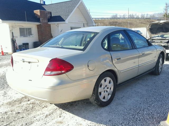 1FAFP52U94G134799 - 2004 FORD TAURUS LX BEIGE photo 4