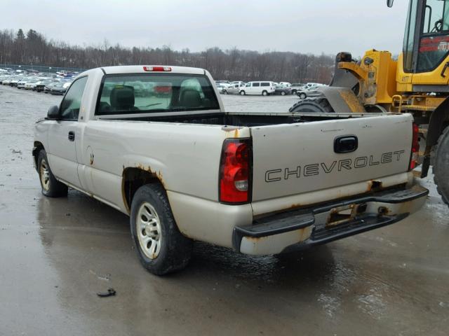 1GCEC14X55Z164695 - 2005 CHEVROLET SILVERADO GOLD photo 3