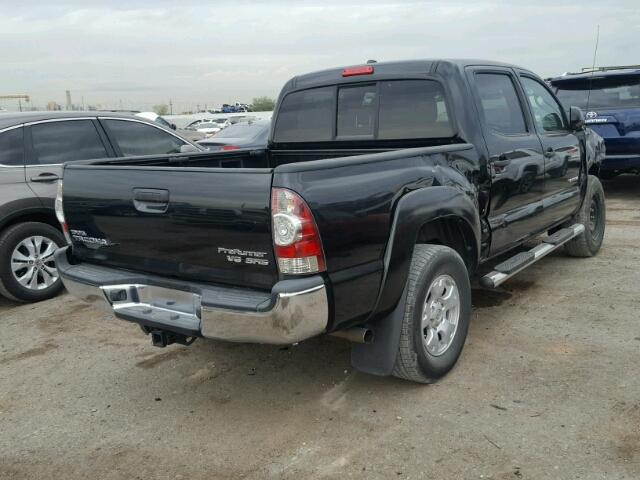 3TMJU62NX9M081409 - 2009 TOYOTA TACOMA DOU BLACK photo 4