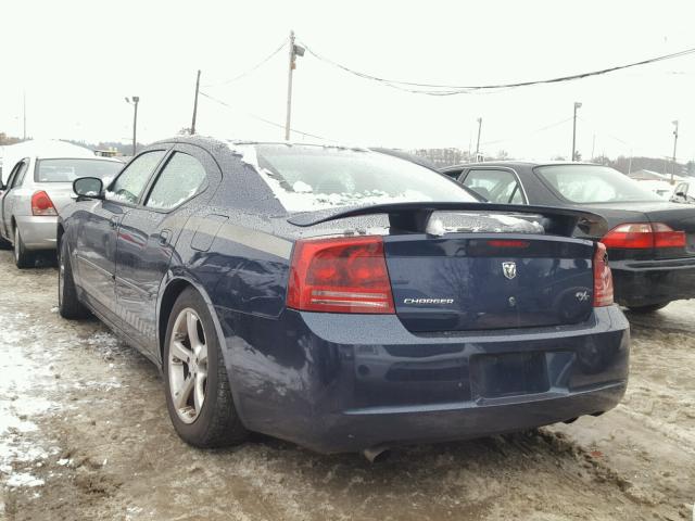 2B3KA53H16H353843 - 2006 DODGE CHARGER R/ BLUE photo 3