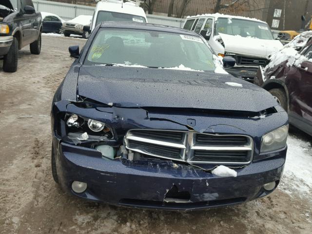 2B3KA53H16H353843 - 2006 DODGE CHARGER R/ BLUE photo 9