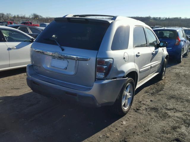 2CNDL63F256133753 - 2005 CHEVROLET EQUINOX LT SILVER photo 4