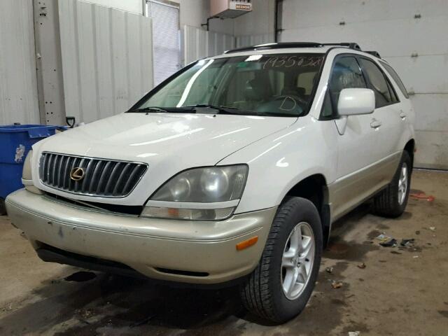 JT6GF10U6Y0063614 - 2000 LEXUS RX 300 WHITE photo 2