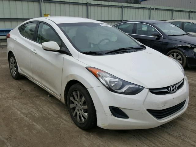 5NPDH4AE8CH131633 - 2012 HYUNDAI ELANTRA GL WHITE photo 1