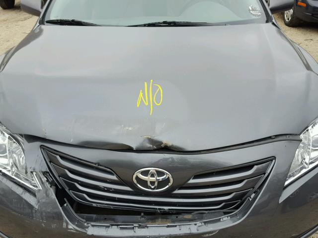 4T1BE46K07U078903 - 2007 TOYOTA CAMRY NEW GRAY photo 7