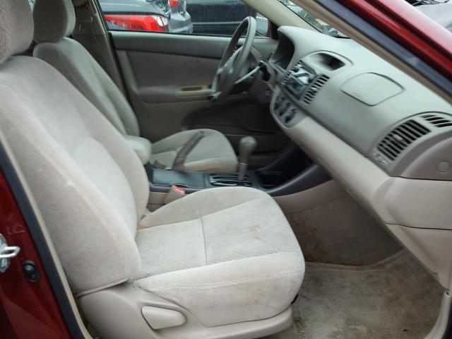 4T1BE32K93U229344 - 2003 TOYOTA CAMRY LE 栗色 照片 5