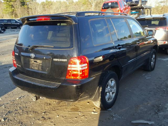 JTEHF21A910018580 - 2001 TOYOTA HIGHLANDER BLACK photo 4