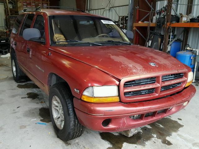 1B4HR28Z9YF171777 - 2000 DODGE DURANGO RED photo 1