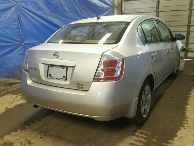 3N1AB61E08L743349 - 2008 NISSAN SENTRA 2.0 SILVER photo 4