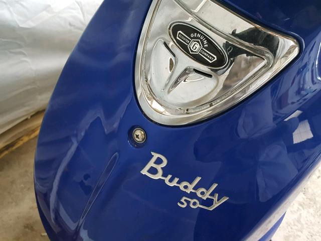 RFZPAP5A7E1114901 - 2014 GENUINE SCOOTER CO. BUDDY 50 BLUE photo 9