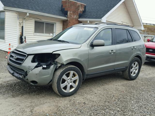 5NMSH73E79H236787 - 2009 HYUNDAI SANTA FE S GREEN photo 2