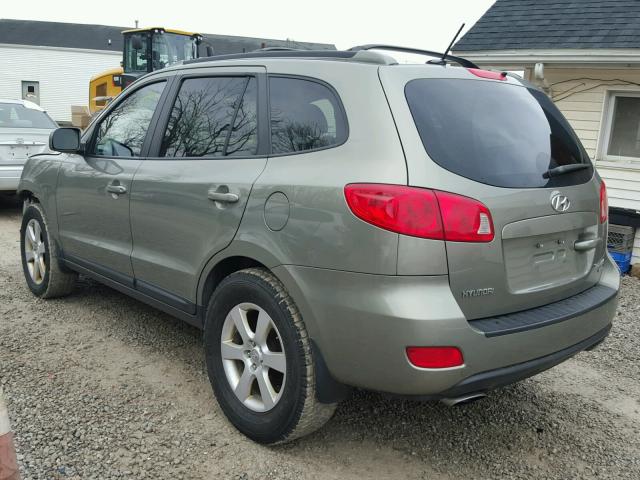 5NMSH73E79H236787 - 2009 HYUNDAI SANTA FE S GREEN photo 3