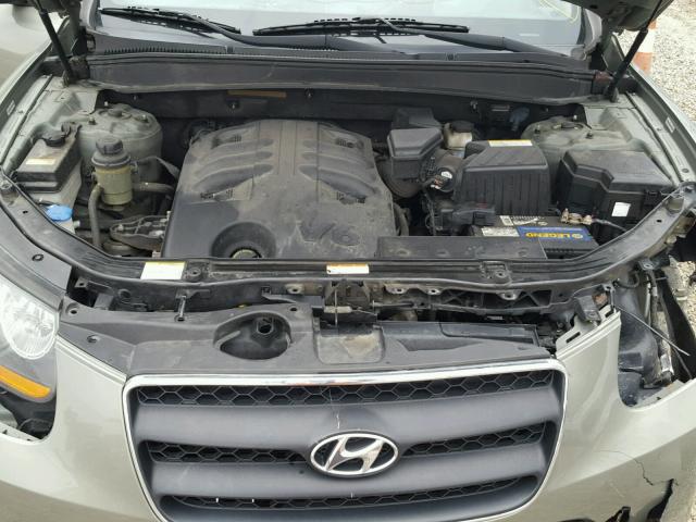 5NMSH73E79H236787 - 2009 HYUNDAI SANTA FE S GREEN photo 7