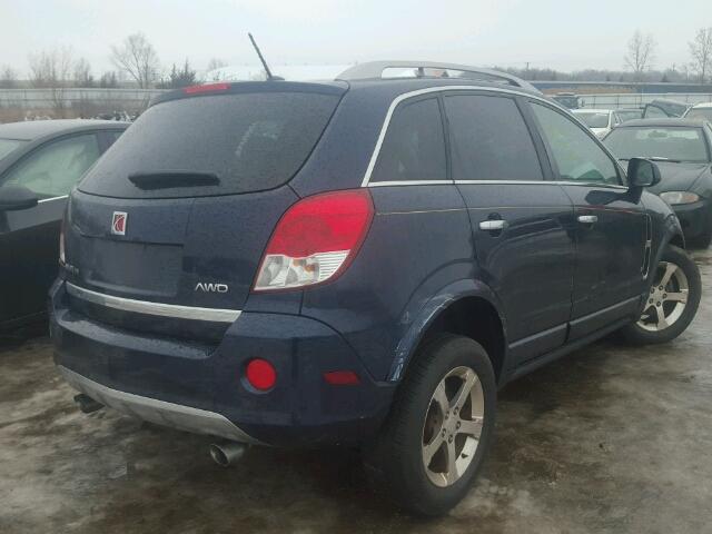 3GSDL53789S577383 - 2009 SATURN VUE XR BLUE photo 4