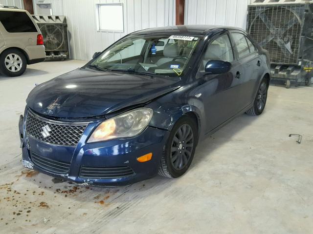 JS2RE9A33A6101785 - 2010 SUZUKI KIZASHI SE BLUE photo 2