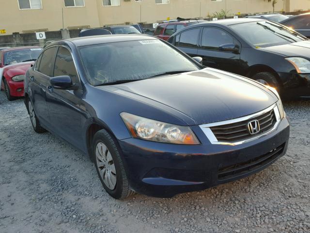 1HGCP2F32AA147407 - 2010 HONDA ACCORD LX BLUE photo 1