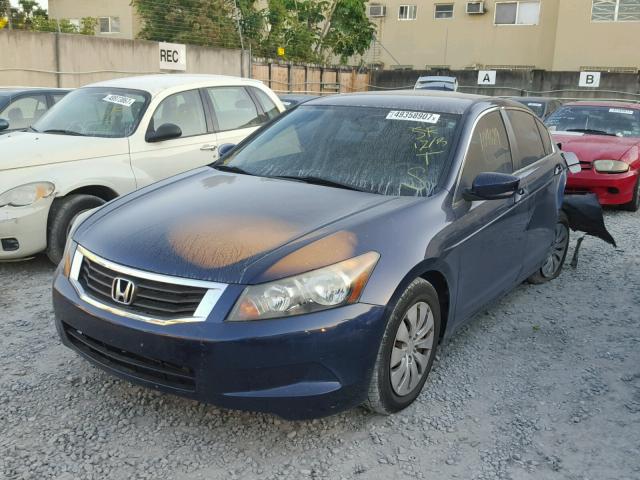 1HGCP2F32AA147407 - 2010 HONDA ACCORD LX BLUE photo 2