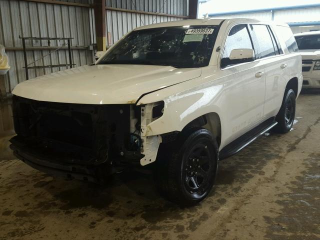 1GNLC2EC1FR703623 - 2015 CHEVROLET TAHOE POLI WHITE photo 2