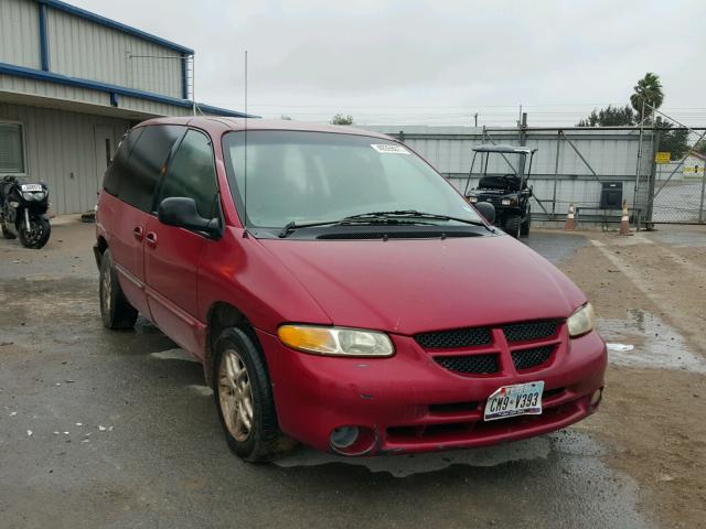 1B4GP45G6XB818464 - 1999 DODGE CARAVAN SE MAROON photo 1