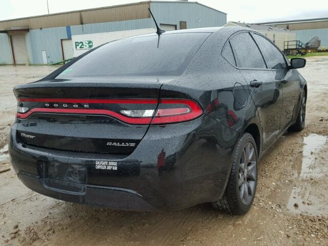 1C3CDFFA5GD801874 - 2016 DODGE DART SXT S BLACK photo 4