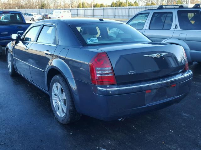 2C3KA63H27H727094 - 2007 CHRYSLER 300C BLUE photo 3