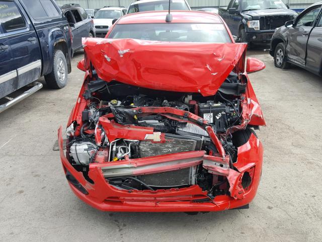 KL8CD6S93FC795495 - 2015 CHEVROLET SPARK 1LT RED photo 7