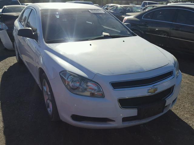 1G1ZA5EB7AF106495 - 2010 CHEVROLET MALIBU LS WHITE photo 1