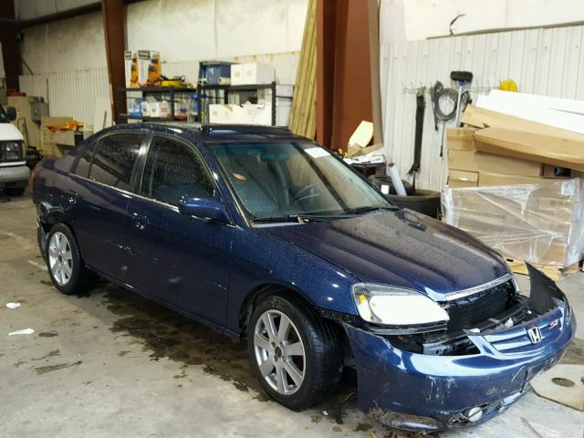 2HGES26781H546088 - 2001 HONDA CIVIC EX BLUE photo 2