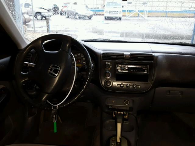 2HGES26781H546088 - 2001 HONDA CIVIC EX ლურჯი ფოტო 9