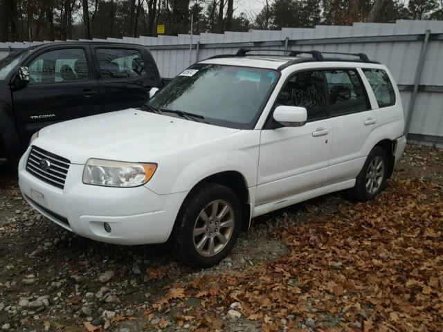 JF1SG65646H750635 - 2006 SUBARU FORESTER 2 WHITE photo 2