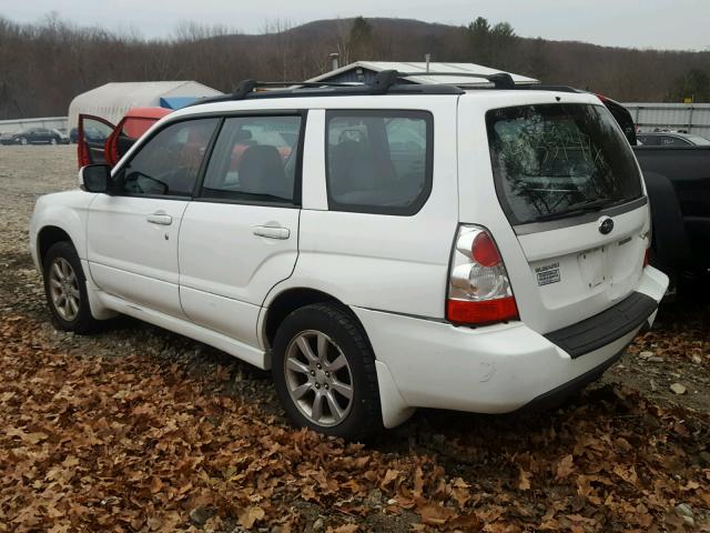 JF1SG65646H750635 - 2006 SUBARU FORESTER 2 WHITE photo 3