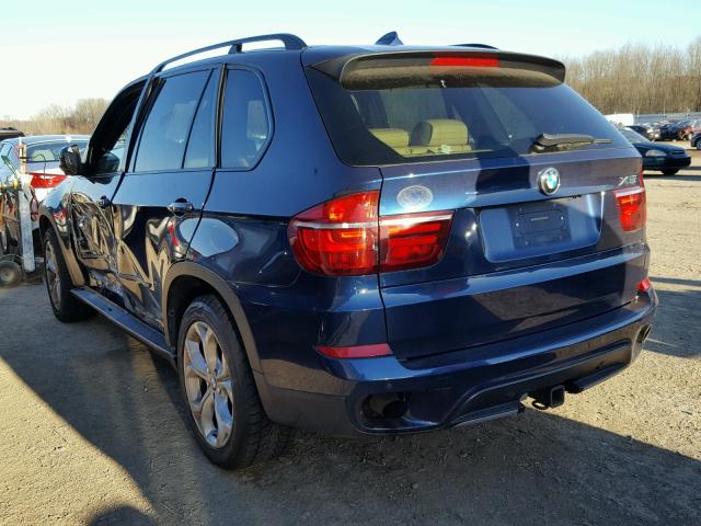 5UXZV4C50BLL58299 - 2011 BMW X5 XDRIVE3 BLACK photo 3