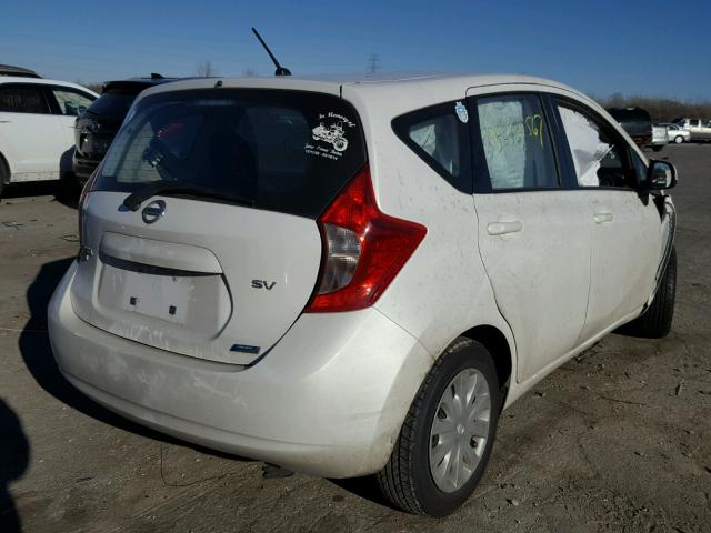 3N1CE2CP2EL424442 - 2014 NISSAN VERSA NOTE WHITE photo 4