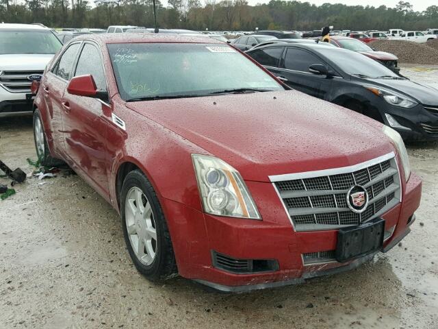 1G6DF577380141661 - 2008 CADILLAC CTS RED photo 1