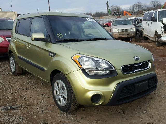 KNDJT2A54C7438016 - 2012 KIA SOUL GREEN photo 1