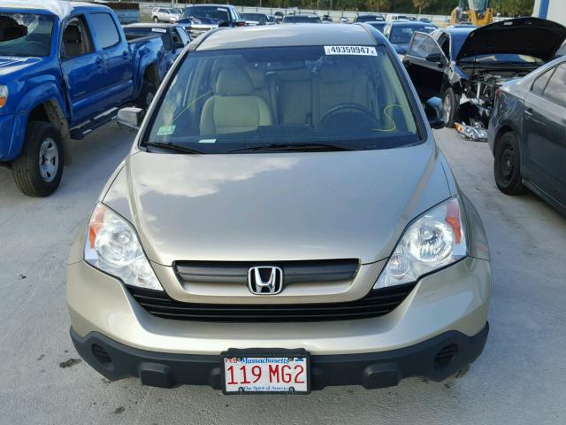 5J6RE48399L038881 - 2009 HONDA CR-V LX GOLD photo 9