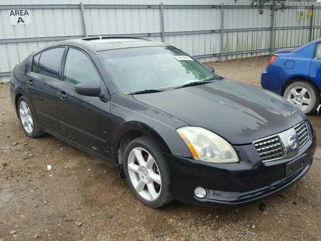 1N4BA41EX4C886250 - 2004 NISSAN MAXIMA SE BLACK photo 1