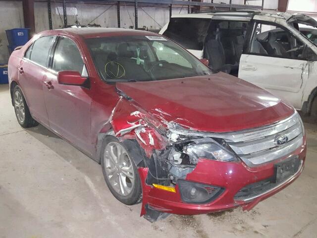 3FAHP0HAXCR438529 - 2012 FORD FUSION SE RED photo 1