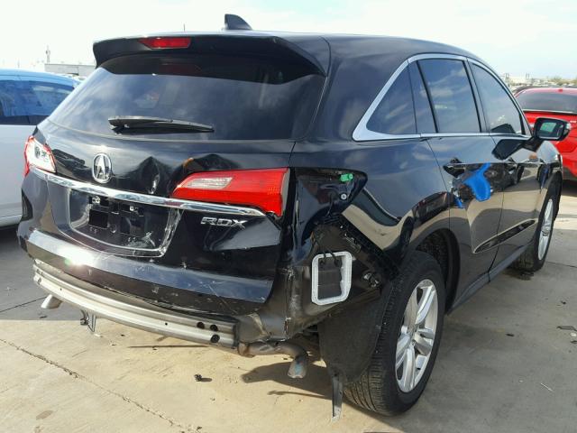 5J8TB3H36FL000536 - 2015 ACURA RDX BASE BLACK photo 4