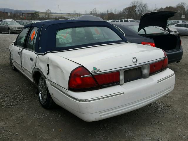 2MEFM74W6YX655538 - 2000 MERCURY GRAND MARQ WHITE photo 3