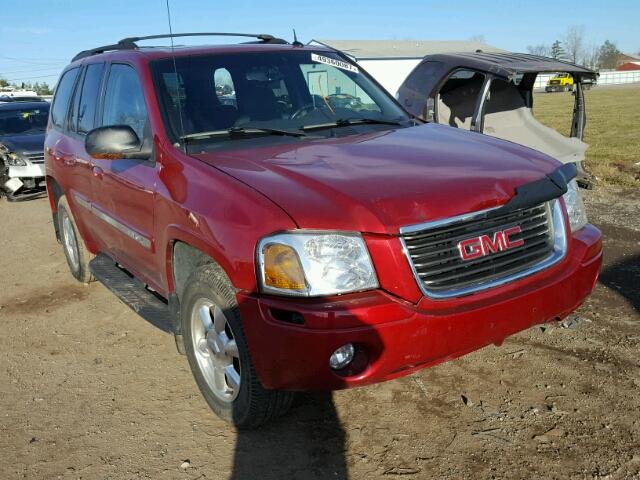 1GKDT13S242170192 - 2004 GMC ENVOY MAROON photo 1