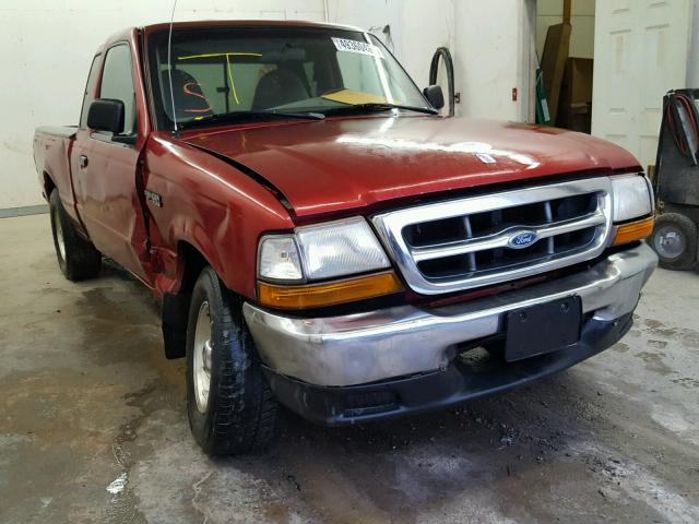 1FTYR14CXXPB02930 - 1999 FORD RANGER SUP MAROON photo 1