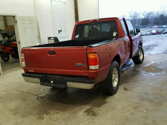 1FTYR14CXXPB02930 - 1999 FORD RANGER SUP MAROON photo 4