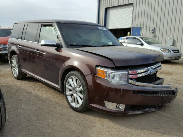 2FMGK5DC1ABB21268 - 2010 FORD FLEX LIMIT BURGUNDY photo 1