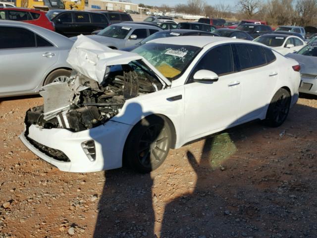 5XXGW4L28GG086068 - 2016 KIA OPTIMA SX WHITE photo 2