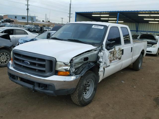 1FTNW20F0YEE52338 - 2000 FORD F250 SUPER WHITE photo 2